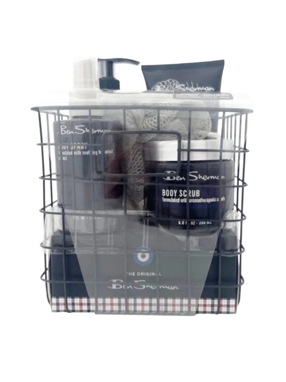 Ben Sherman Men's Grooming Gift Set - Body Wash, Scrub, Lotion, Mist + Loofah